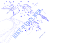 Rear cover - Splash guard Frame   Plastic parts   Coachwork 150 gilera-piaggio-vespa PRIMAVERA 2021 6